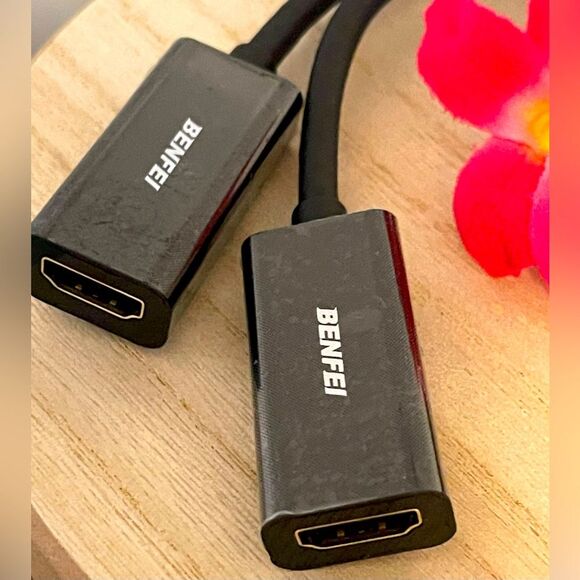 New! Benfei Mini DisplayPort to HDMI Adapter 2 Pack, (Thunderbolt) - Picture 4 of 13